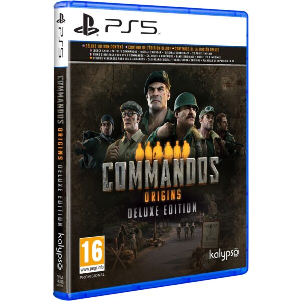 PREVENTA COMMANDOS ORIGINS DELUXE EDITION PS5 JUEGO FÍSICO PARA PLAYSTATION 5 VERSIÓN ESPAÑOLA GARANTÍA EUROPEA EU playstation