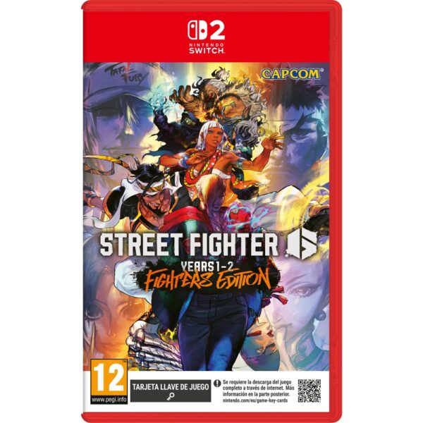 STREET FIGHTER 6: YEAR 1-2 FIGHTERS EDITION SWITCH 2 TARJETA LLAVE DE JUEGO PARA NINTENDO SWITCH 2 VERSIÓN ESPAÑOLA GARANTÍA EUROPEA EU WARRANTY