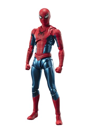 TAMASHII NATIONS - Spider-Man: No Way Home - Nuevo Traje Rojo y Azul, Figura de Acción Bandai Spirits S.H.Figuarts