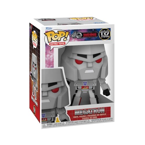 Funko Pop! Retro Toys: Transformers G1- Megatron - Transformers Classic - Figura de Vinilo Coleccionable - Idea de Regalo- Mercancia Oficial - Juguetes para Niños y Adultos - TV Fans
