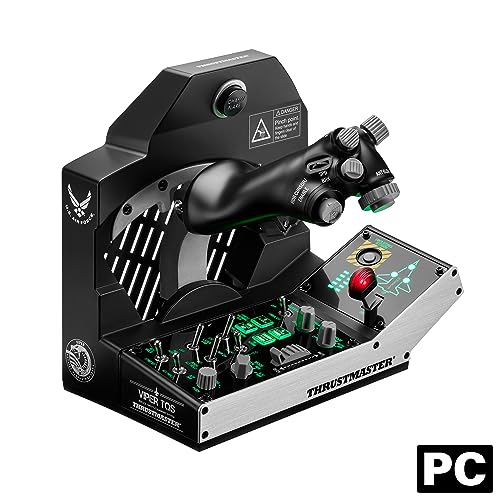 Thrustmaster Viper TQS Mission Pack para PC, Sistema de Cuadrante de Aceleración de Metal, Acelerador y Panel de Control Incluidos, Precisión con Efecto Hall, 64 Botones de Acción, 6 Ejes