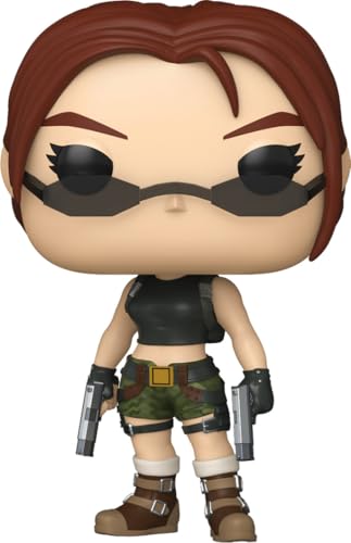 Funko Pop! Games: Tomb Raider- Lara Croft - Figura de Vinilo Coleccionable - Idea de Regalo - Mercancía Oficial - Juguetes para niños y Adultos - Figura Modelo para coleccionistas y exhibición