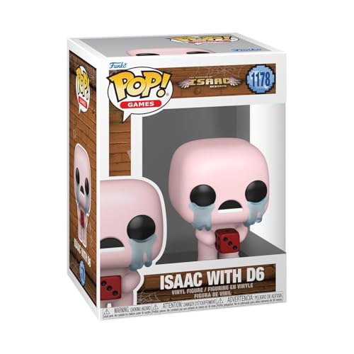 Funko Pop! Games: Binding of Isaac - Isaac with Dice - Figura de Vinilo Coleccionable - Idea de Regalo - Mercancía Oficial - Juguetes para niños y Adultos - Figura Modelo para coleccionistas