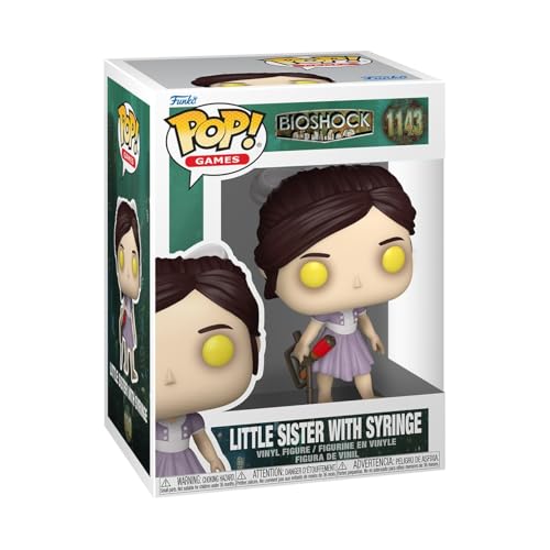 Funko Pop! Games: Bioshock S3 - Little Sister with Syringe - Figura de Vinilo Coleccionable - Idea de Regalo - Mercancía Oficial - Juguetes para niños y Adultos - Figura Modelo para coleccionistas