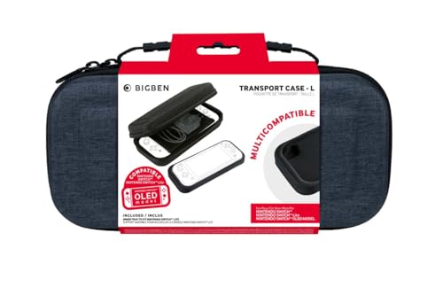 Nacon - Funda de Transporte Rígida para Nintendo Switch - Color Gris