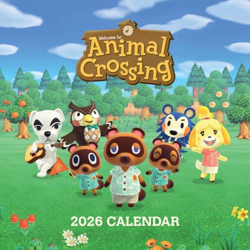 ANIMAL CROSSING 2026 SQUARE CALENDAR