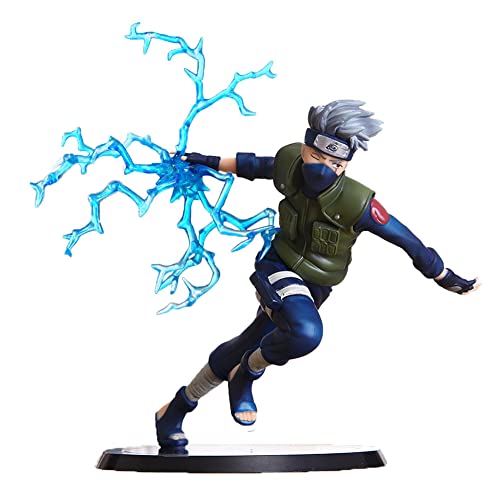 ZKTSRY Kakashi - Figura de PVC, estatua de anime, 18 cm, decoración para sala de estar y dormitorio, regalo para familiares y amigos