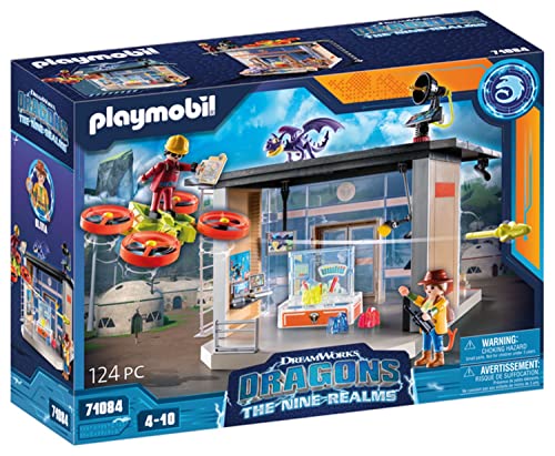 PLAYMOBIL DreamWorks Dragons 71084 Dragons, The Nine Realms Icaris Lab, a Partir de 4 años