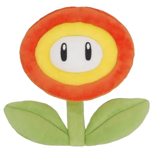 SUPER MARIO - Fleur de Feu - Peluche 18cm