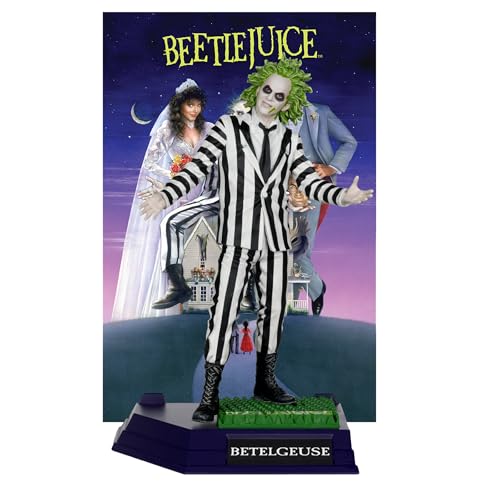 McFarlane Toys - Figura Posada de Beetlejuice de 6 Pulgadas