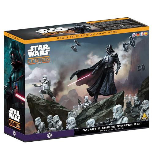 Asmodee Star Wars Legión: Galactic Empire Starter Set, Juego de Miniaturas, A Partir de 14 Años, para 2 Jugadores, 1-2 Horas por Partida, Multilingüe (Incluye español)