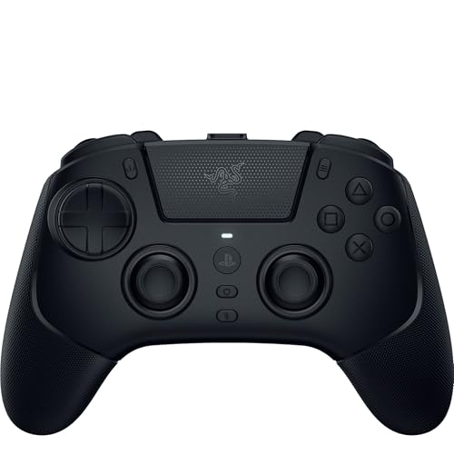Razer Raiju V3 Pro - Mando inalámbrico e-sports para PlayStation 5 y PC - 4 botones extraíbles y 2 garras de agarre - sticks analógicos TMR - Pro HyperTrigger - Botones Mecha-Táctiles | Negro