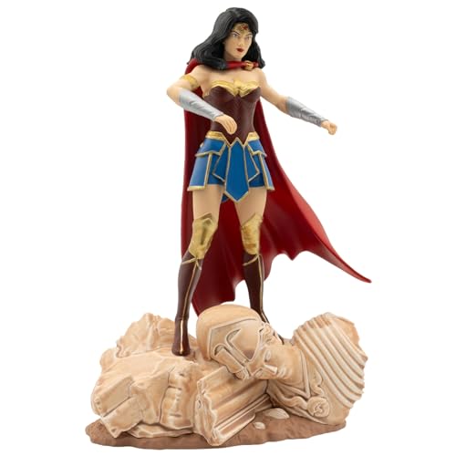DC Comics Wonder Woman Bullyland Figura, Juguete, decoración y pequeño Regalo para niños a Partir de 3 años y coleccionistas, Figura Coleccionable de la Liga de la Justicia de 15 cm para