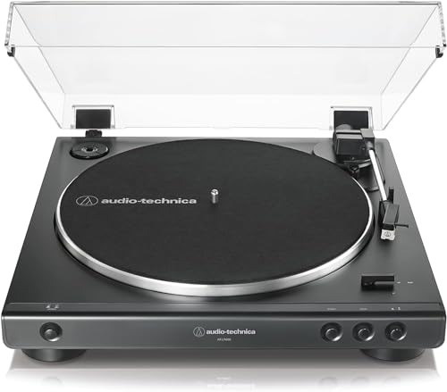 Audio-Technica LP60XBK Giradiscos Automático Estéreo de Tracción por Correa Negro