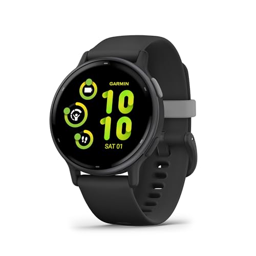 Garmin Vívoactive 5, Smartwatch con GPS, Pantalla AMOLED, Funciones esenciales de salud y forma física y hasta 11 días de autonomía, Negro