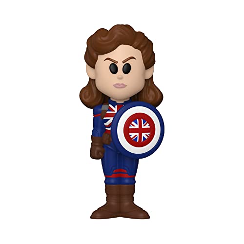 Funko Vinyl Soda, Agent Carter, Captain Carter, 1/6 Odds for Rare Chase Variant, Marvel What If, Figura de Vinilo Coleccionable, Idea para Regalo, Merchandise Oficial, Fans de la TV