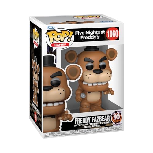 Funko Pop! Games: Five Night's at Freddy'S (FNAF) - Freddy - Figura de Vinilo Coleccionable - Idea de Regalo - Mercancía Oficial - Juguetes para niños y Adultos - Figura Modelo para coleccionistas