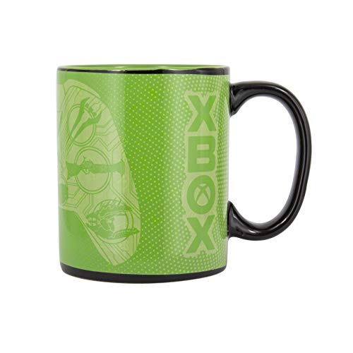 Paladone - Taza de Desayuno termosensible, Xbox