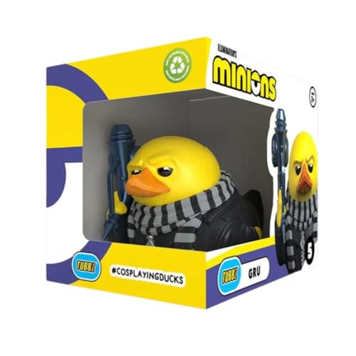 TUBBZ Caja Edición: Minions - GRU Figura Coleccionable de Pato de Goma Disfrazado