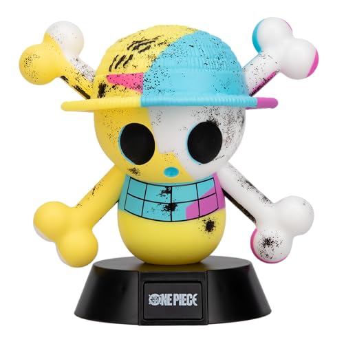Paladone One Piece Jolly Roger Icon Light – 11cm Skull‑and‑Hat Character Lamp – Netflix Bedroom or Desk Light