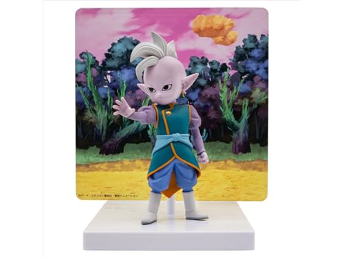 Banpresto Figura de Acción Coleccionable de Supreme Kai (Mini) Dragon Ball Daima - with Panel 9 cm - Multicolor, BP28580P. Estatua Detallada con Base, excelente Regalo para Fans de Dragon Ball