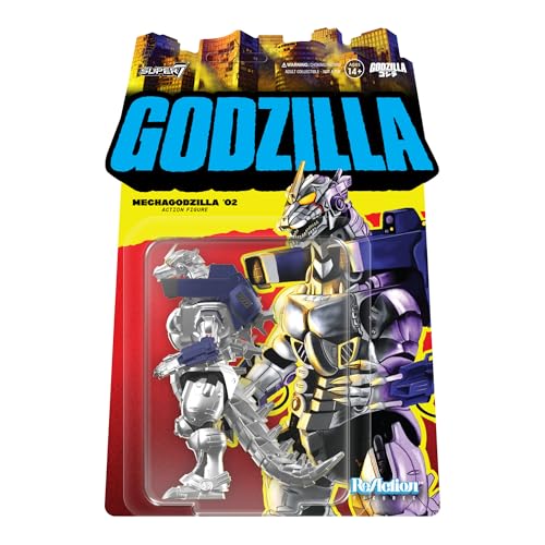 Super7 Toho Reaction Figures Wave 10 - Figura de acción de Mechagodzilla (2002)
