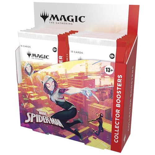 Caja de Sobres de coleccionista de Magic: The Gathering | Marvel’s Spider-Man (Versión en Inglés)