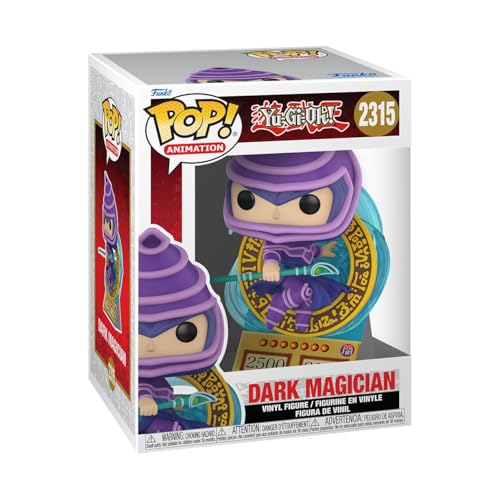 Funko Pop! Premium: Yu-Gi-Oh! - Dark Magician - Card - Figura de Vinilo Coleccionable - Idea de Regalo - Mercancía Oficial - Juguetes para niños y Adultos - Figura Modelo para coleccionistas