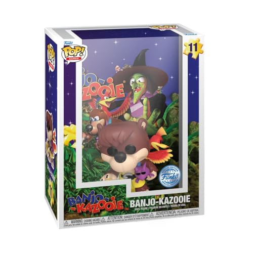 Funko Pop! Game Covers: Figura de vinilo Banjo-Kazooie (exclusivo de GameStop), 77479