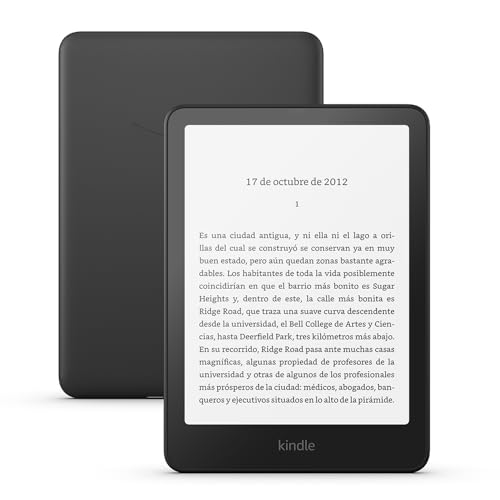 Amazon Kindle Paperwhite (última generación) | Nuestro Kindle más rápido, con una nueva pantalla sin reflejos y semanas de batería | 16 GB | Sin publicidad | Negro