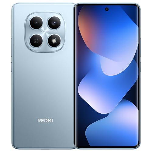 XIAOMI Redmi Note 15 4G Smartphone,Snapdragon 6 Gen 3, 6.77" FHD+ Display,33W,6000mAh, 1080x2160,IP64 Water Resistance, 108 MP Camera,Charger Included,Blue,8+256GB