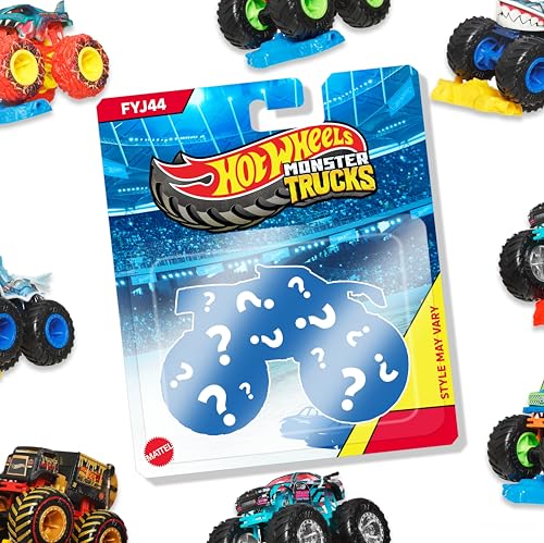 Hot Wheels Monster Truck Coches de Juguetes 1:64 (Modelos Surtidos, selección aleatoria), FYJ44