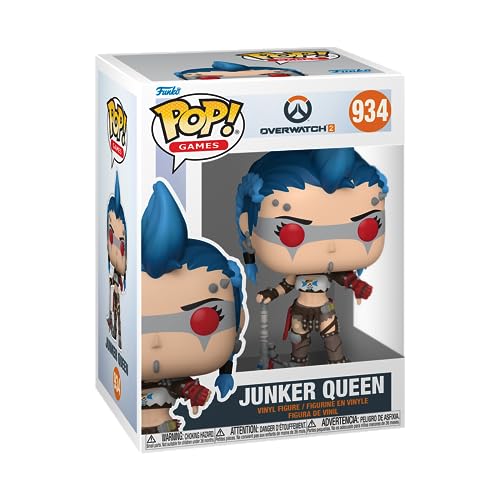 Funko Pop! Games: Overwatch 2- Junker Queen - Figura de Vinilo Coleccionable - Idea de Regalo- Mercancia Oficial - Juguetes para Niños y Adultos - Video Games Fans - Muñeco para Coleccionistas