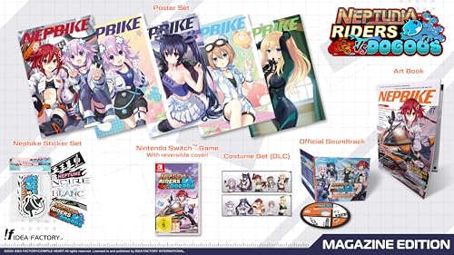 Reserva abierta de Neptunia Riders VS Dogoos - Magazine Edition (Nintendo Switch)