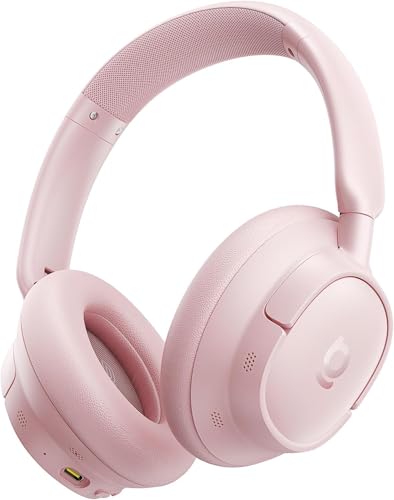 Baseus EH10 NC - Auriculares Bluetooth con Aislamiento de Ruido Activo híbrido de -45 dB, con Audio Hi-Res y LDAC y micrófono de 5 IA, 80 Horas de Tiempo de reproducción, Bluetooth 6.0, conexión