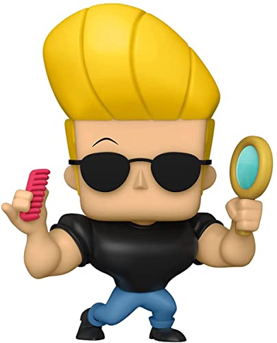 Funko Pop! Animation: Johnny Bravo with Mirror & Comb - Figura de Vinilo Coleccionable - Idea de Regalo- Mercancia Oficial - Juguetes para Niños y Adultos - TV Fans - Muñeco para Coleccionistas