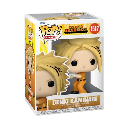 Funko Pop! Animation: My Hero Academia (MHA) - Hero League Baseball - Denki Kaminari - Figura de Vinilo Coleccionable - Idea de Regalo- Mercancia Oficial - Juguetes para Niños y Adultos - Anime Fans