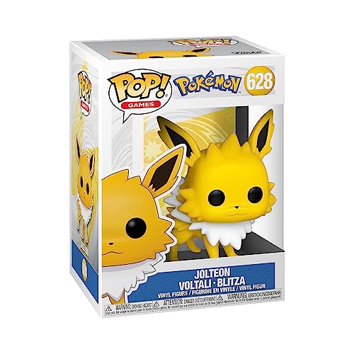 Funko POP! Games: Pokemon - Jolteon - Figura de Vinilo Coleccionable - Idea de Regalo - Mercancia Oficial - Juguetes para Niños y Adultos - Anime Fans - Muñeco para Coleccionistas y Exposición