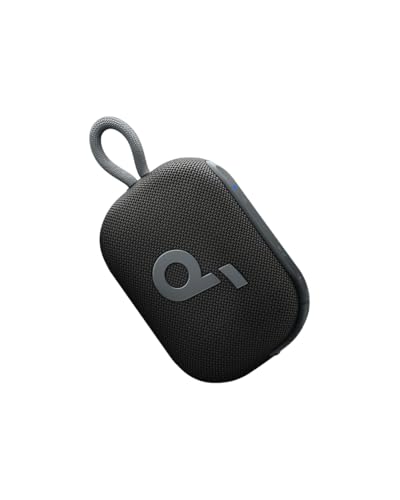 Soundcore Select 4 Go Altavoz Bluetooth Portátil, Mini Altavoz Ducha, 20H, IP67, Mini Altavoz Bluetooth, Flotante, Sonido Potente de 5W, Interiores y Exteriores, Ciclismo