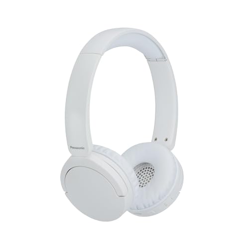 Panasonic HF630B, Street Auriculares Inalámbricos, Supraurales, Micrófono Integrado, Bluetooth 5.3, Multipunto, Diseño Giratorio, hasta 72 Horas De Reproducción, USB-C, Blanco