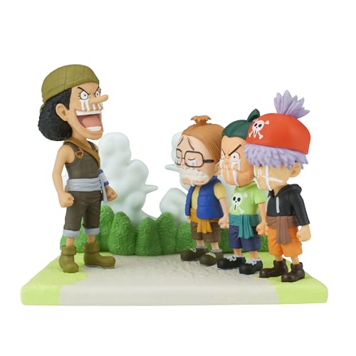 Banpresto Figura de Acción Usopp Pirates One Piece - World Collectable Log Stories 7cm BP88809P Multicolor