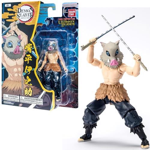 Bandai Ultimate Legends HD - Figura de acción Demon Slayer 12 cm - Inosuke Hashibira - Licencia Oficial Demon Slayer - Figura articulada Inosuke - Juguete Infantil de 4 años y + - VE88963