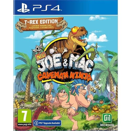 Joe and Mac Caveman Ninja T-Rex Edition limitada, Playstation 4