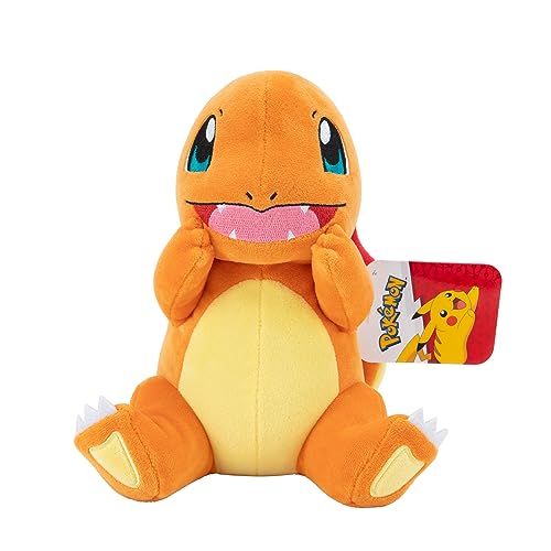 Pokémon Charmander 20,3 cm de Peluche Ultra Suave de Calidad Oficial, Jugar y Mostrar