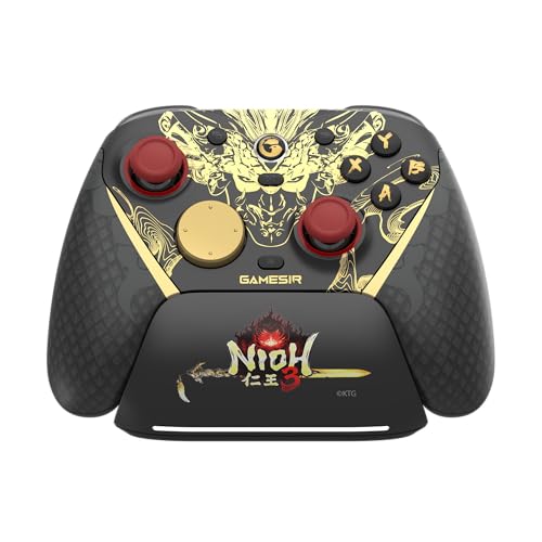 GameSir G7 Pro 8K PC Mando Inalámbrico Esports - Frecuencia 8000Hz, Sticks Mag-Res TMR Gen-2, Botones Macro, Control de Movimiento - Edición Nioh 3