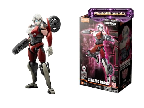 BLOKEES – Transformers Arcee 07 Rise of The Beasts Classic Class - Maqueta para niños a Partir de 12 años, Figura móvil con 20 articulaciones, Sistema de fijación sin Pegamento, Figura Coleccionable