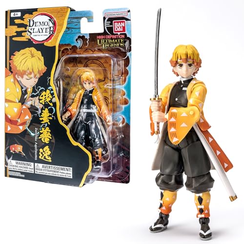 Bandai – Ultimate Legends HD – Figura de acción Demon Slayer 12 cm – Zenitsu Agatsuma – Licencia Oficial Demon Slayer – Figura articulada Zenitsu – Juguete Infantil de 4 años y + – VE88962