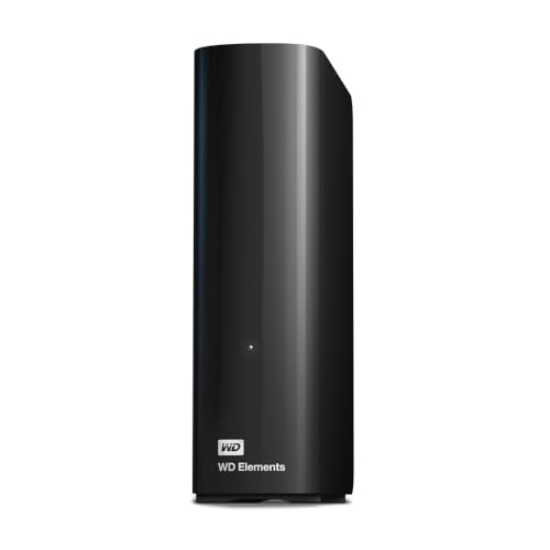 WD Elements 22 TB Disco duro externo de escritorio, Compatibilidad USB 3.0, Plug-and-Play solución para un fácil almacenamiento adicional de tus fotos, música, vídeos y archivos importantes.