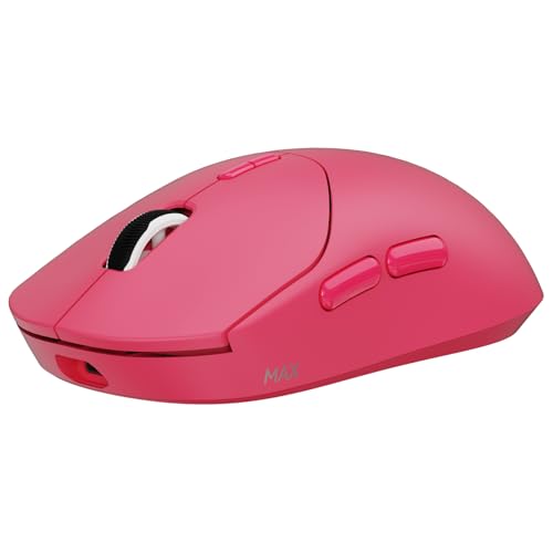 Rapoo VT2 MAX Ratón Gaming Inalámbrico, Sensor Paw 3950 Ultimate, 30000DPI, Verdadero Sondeo de 8000 Hz, Ultraligero 53g, hasta 750 Horas de Batería, Interruptor Óptico 120M, 10 Botones Programables