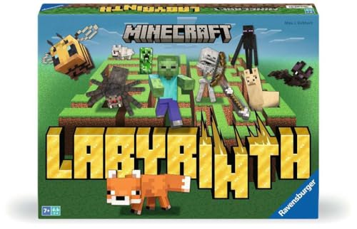 Ravensburger - Labyrinth Minecraft, Juego de Mesa +7 años, 2-4 Jugadores